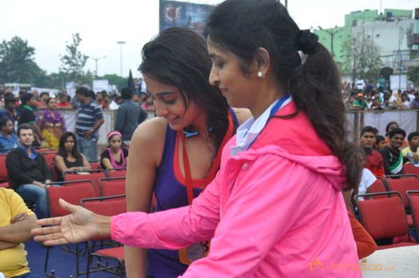 Celebs at 10 K Run Event Photos