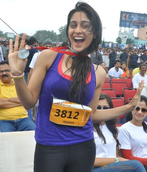 Celebs at 10 K Run Event Photos