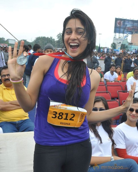 Celebs at 10 K Run Event Photos