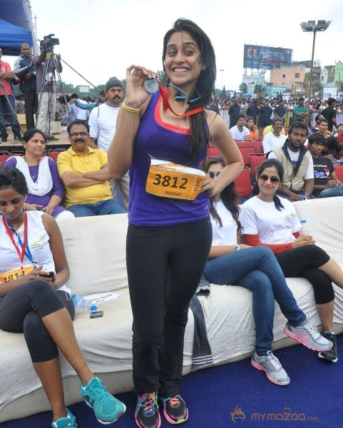 Celebs at 10 K Run Event Photos