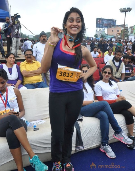 Celebs at 10 K Run Event Photos