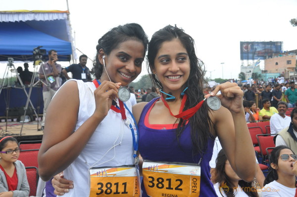 Celebs at 10 K Run Event Photos