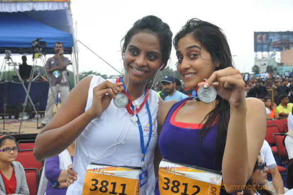 Celebs at 10 K Run Event Photos