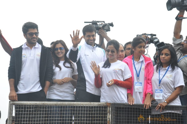 Celebs at 10 K Run Event Photos