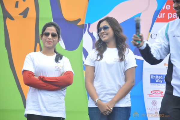 Celebs at 10 K Run Event Photos