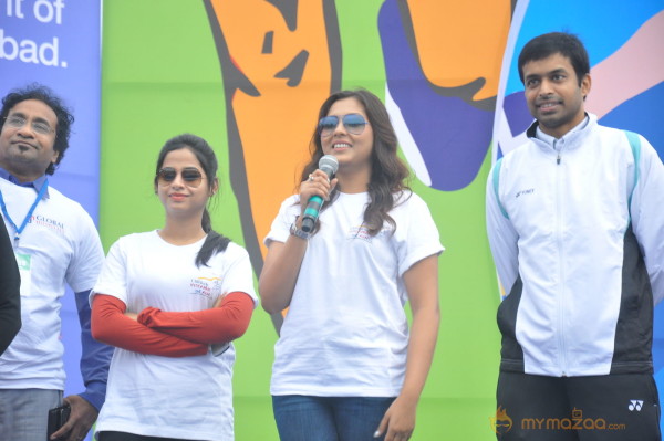 Celebs at 10 K Run Event Photos