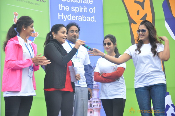 Celebs at 10 K Run Event Photos