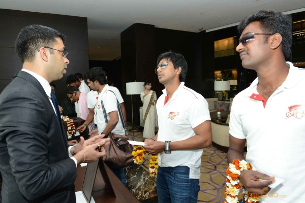 Chennai Rhinos Team At Park Hyatt Hyderabad 