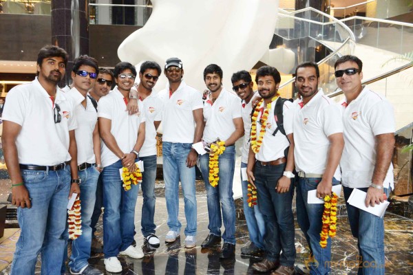 Chennai Rhinos Team At Park Hyatt Hyderabad 