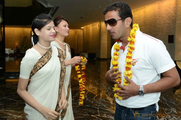 Chennai Rhinos Team At Park Hyatt Hyderabad 