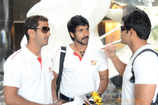 Chennai Rhinos Team At Park Hyatt Hyderabad 