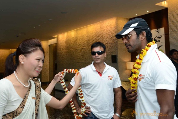 Chennai Rhinos Team At Park Hyatt Hyderabad 