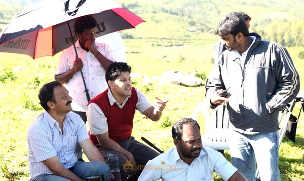 Deiva Thirumagan Movie Working Stills