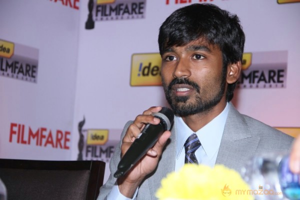 Dhanush at Filmfare  Pressmeet Photos