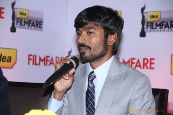 Dhanush at Filmfare  Pressmeet Photos