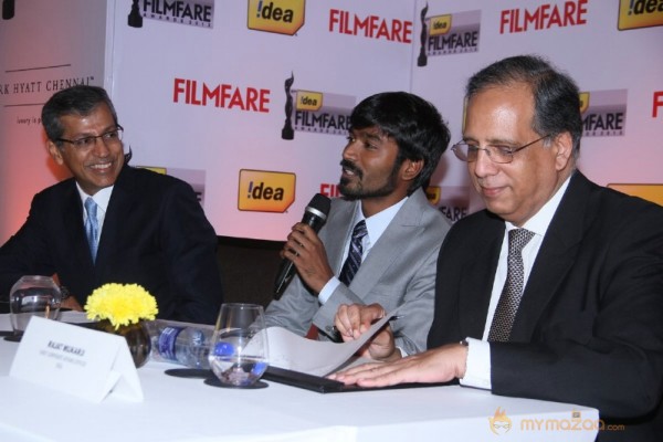 Dhanush at Filmfare  Pressmeet Photos