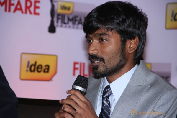 Dhanush at Filmfare  Pressmeet Photos