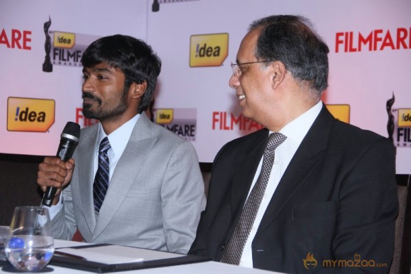 Dhanush at Filmfare  Pressmeet Photos