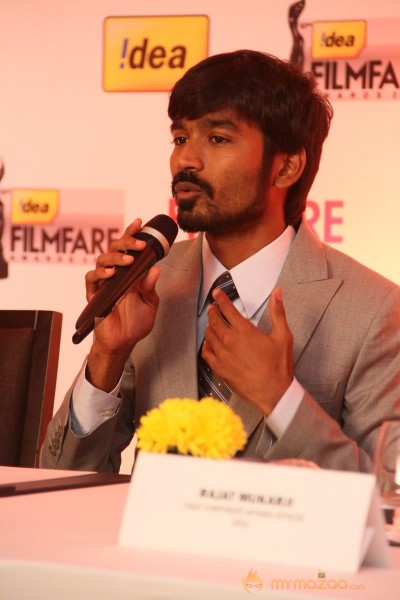 Dhanush at Filmfare  Pressmeet Photos