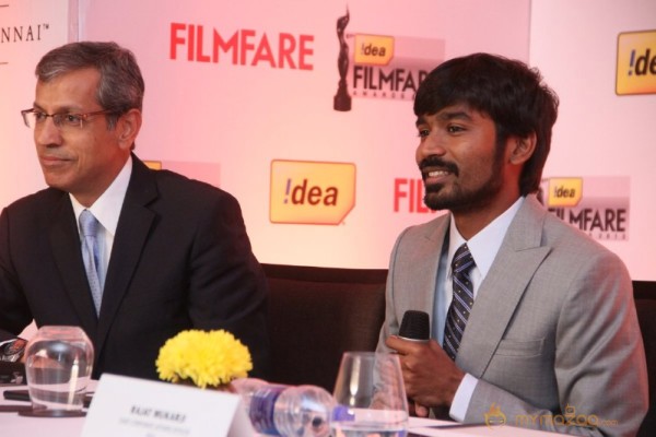 Dhanush at Filmfare  Pressmeet Photos