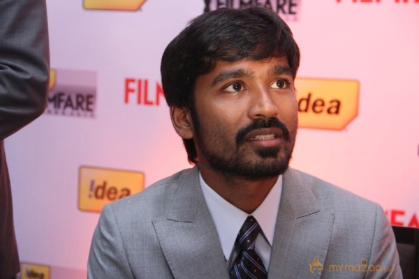 Dhanush at Filmfare  Pressmeet Photos