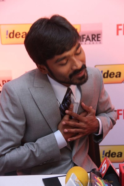 Dhanush at Filmfare  Pressmeet Photos