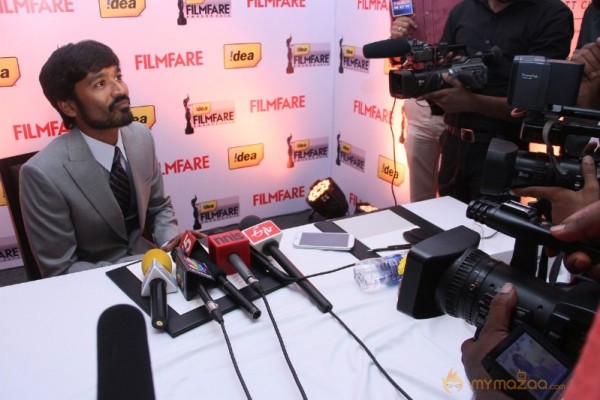 Dhanush at Filmfare  Pressmeet Photos