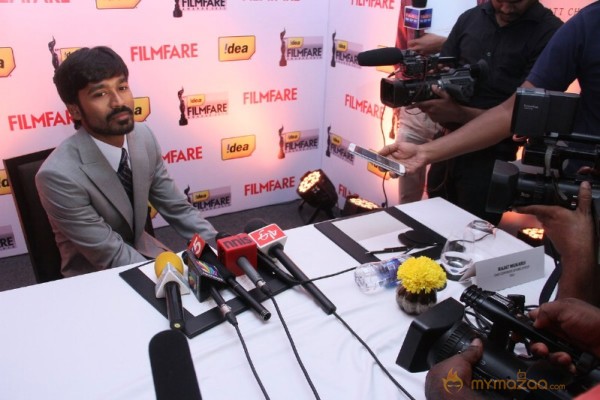 Dhanush at Filmfare  Pressmeet Photos