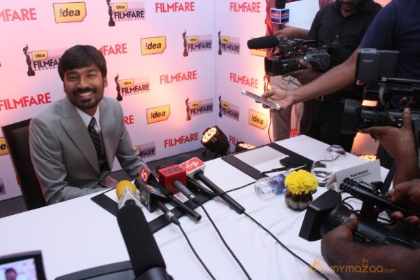 Dhanush at Filmfare  Pressmeet Photos