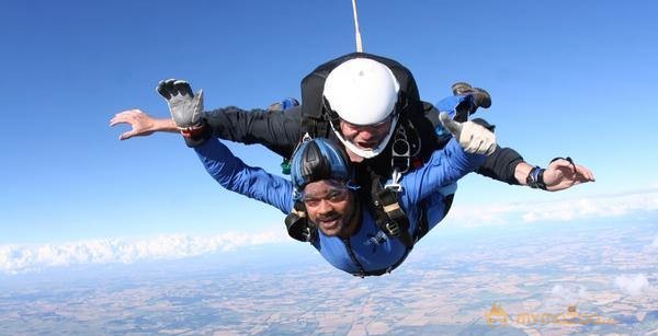 Director Harish Shankar Skydive Images