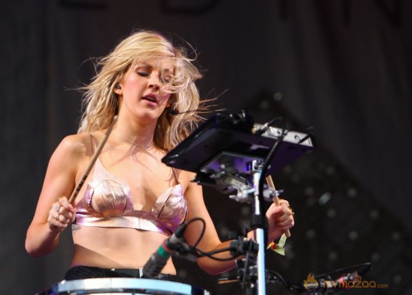 Ellie Goulding Performs at Glastonbury Festival