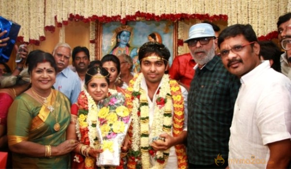 GV Prakash Marriage Photo Gallery