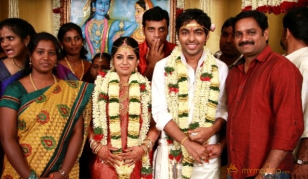 GV Prakash Marriage Photo Gallery