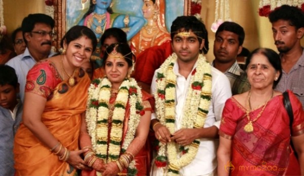 GV Prakash Marriage Photo Gallery