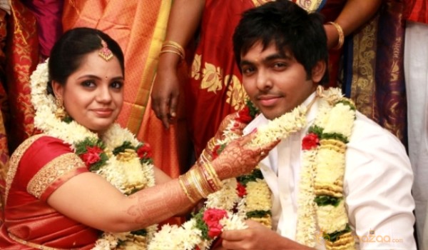 GV Prakash Marriage Photo Gallery