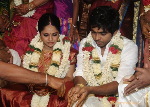 GV Prakash Marriage Photo Gallery