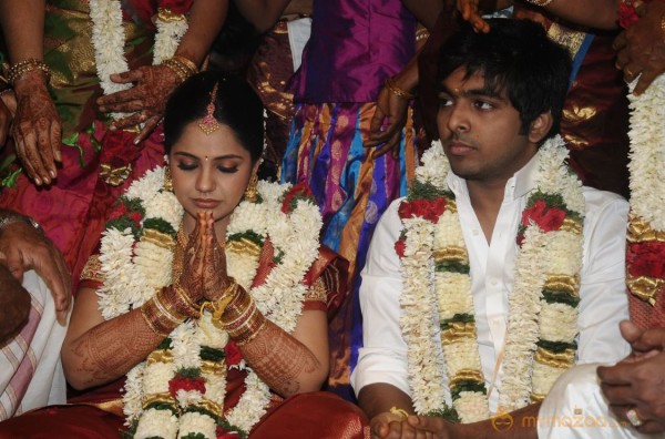 GV Prakash Marriage Photo Gallery