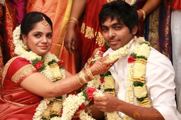 GV Prakash Marriage Photo Gallery