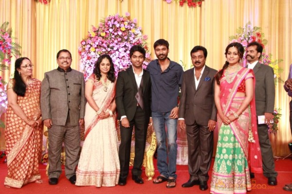 GV Prakash Marriage Reception Photos