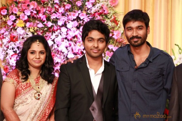 GV Prakash Marriage Reception Photos