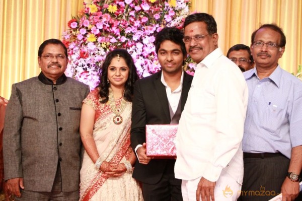 GV Prakash Marriage Reception Photos