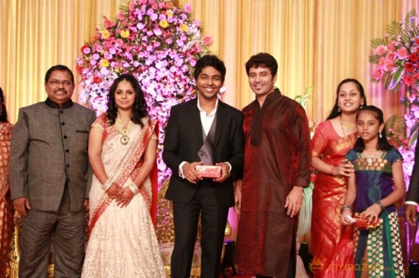 GV Prakash Marriage Reception Photos