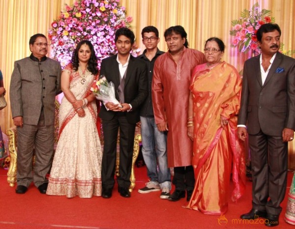 GV Prakash Marriage Reception Photos