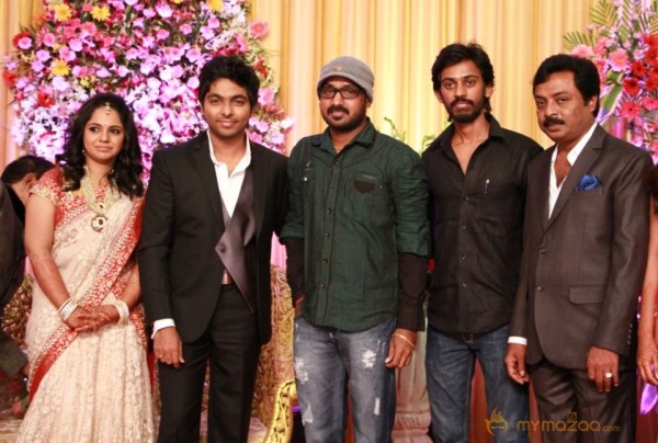 GV Prakash Marriage Reception Photos