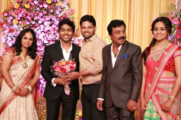 GV Prakash Marriage Reception Photos