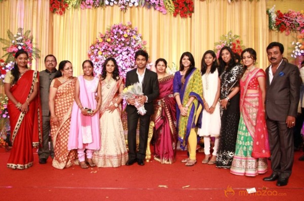 GV Prakash Marriage Reception Photos