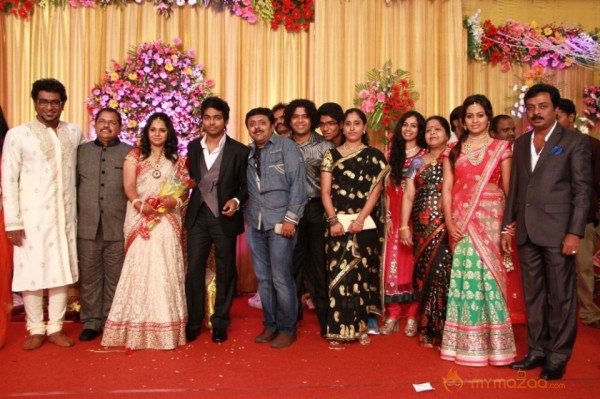 GV Prakash Marriage Reception Photos