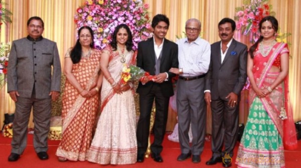 GV Prakash Marriage Reception Photos