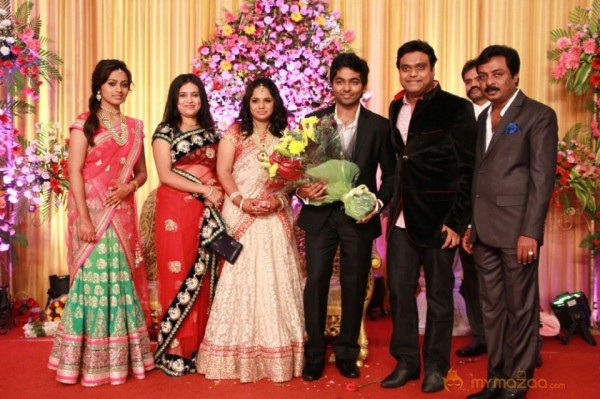 GV Prakash Marriage Reception Photos