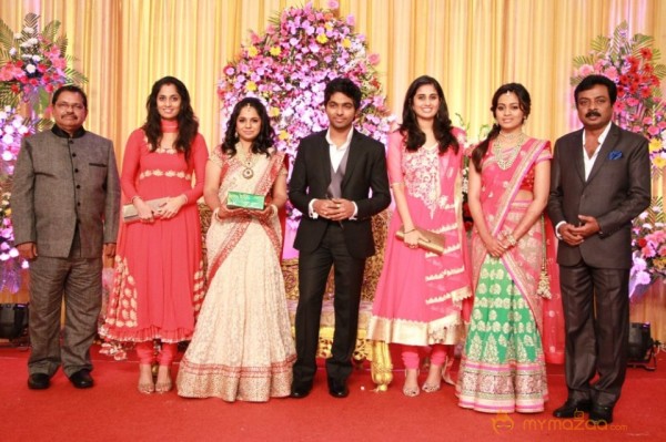 GV Prakash Marriage Reception Photos